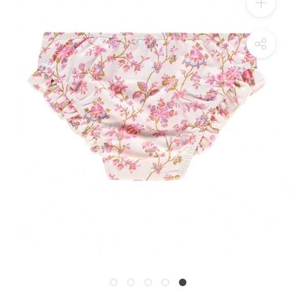 New Floral Ruffle Kids Rashguard - Picture 4 of 5